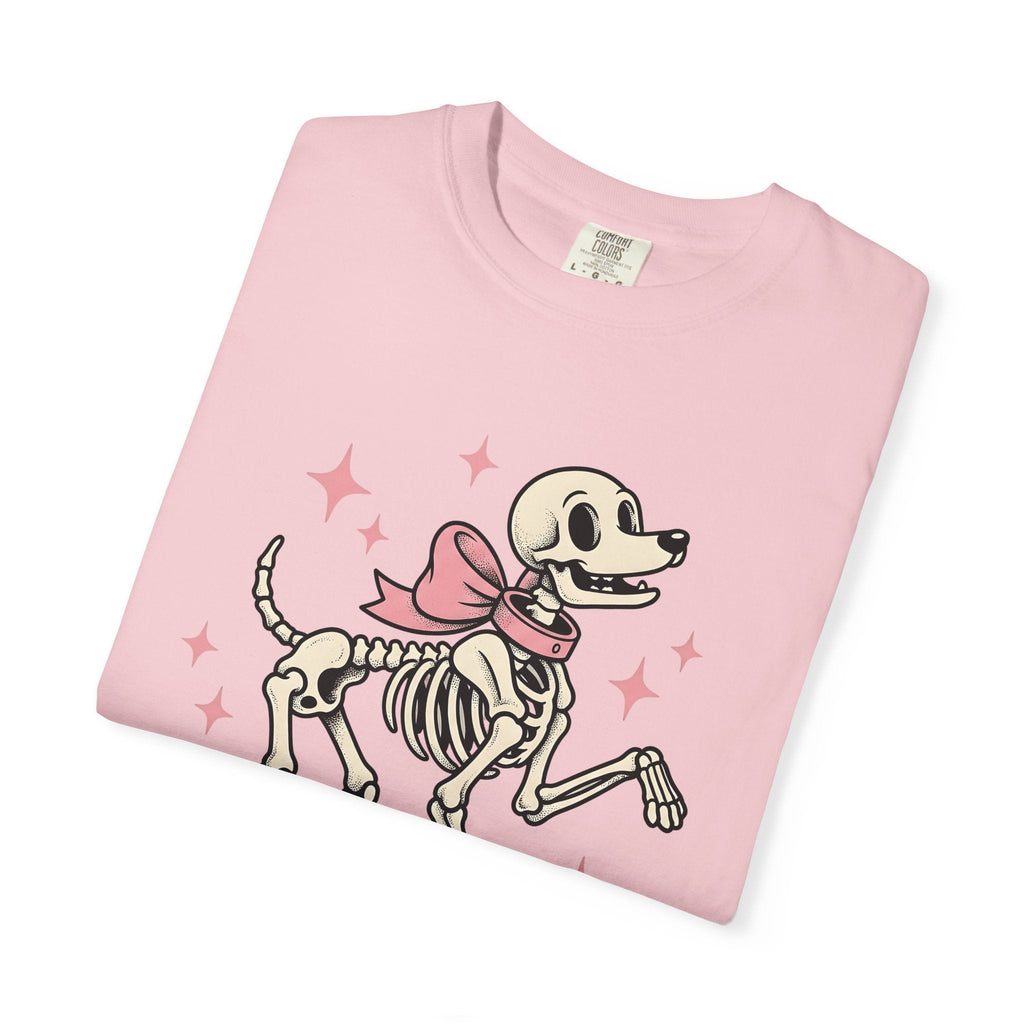 Dog Skeleton Shirt Halloween Unisex Gift Cartoon Tee product image 12