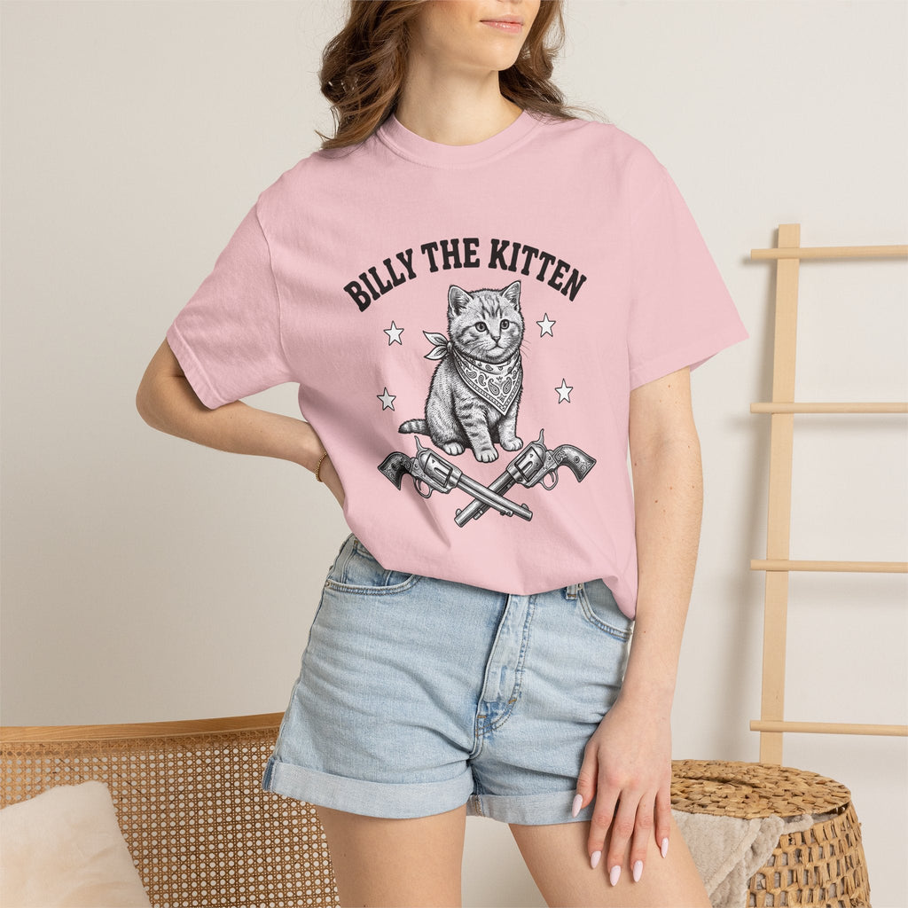 Cowboy Kitten Shirt Cat Western Unisex Gift Vintage Tee product image 12