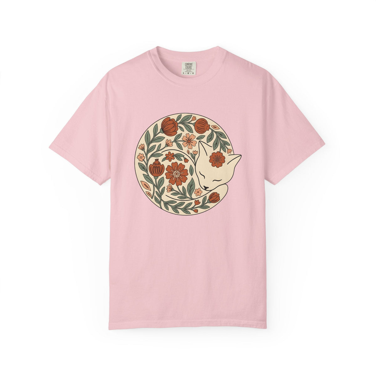 Blossom Cat Shirt Garden Gift Women Tribal Tee Kitty product image 3