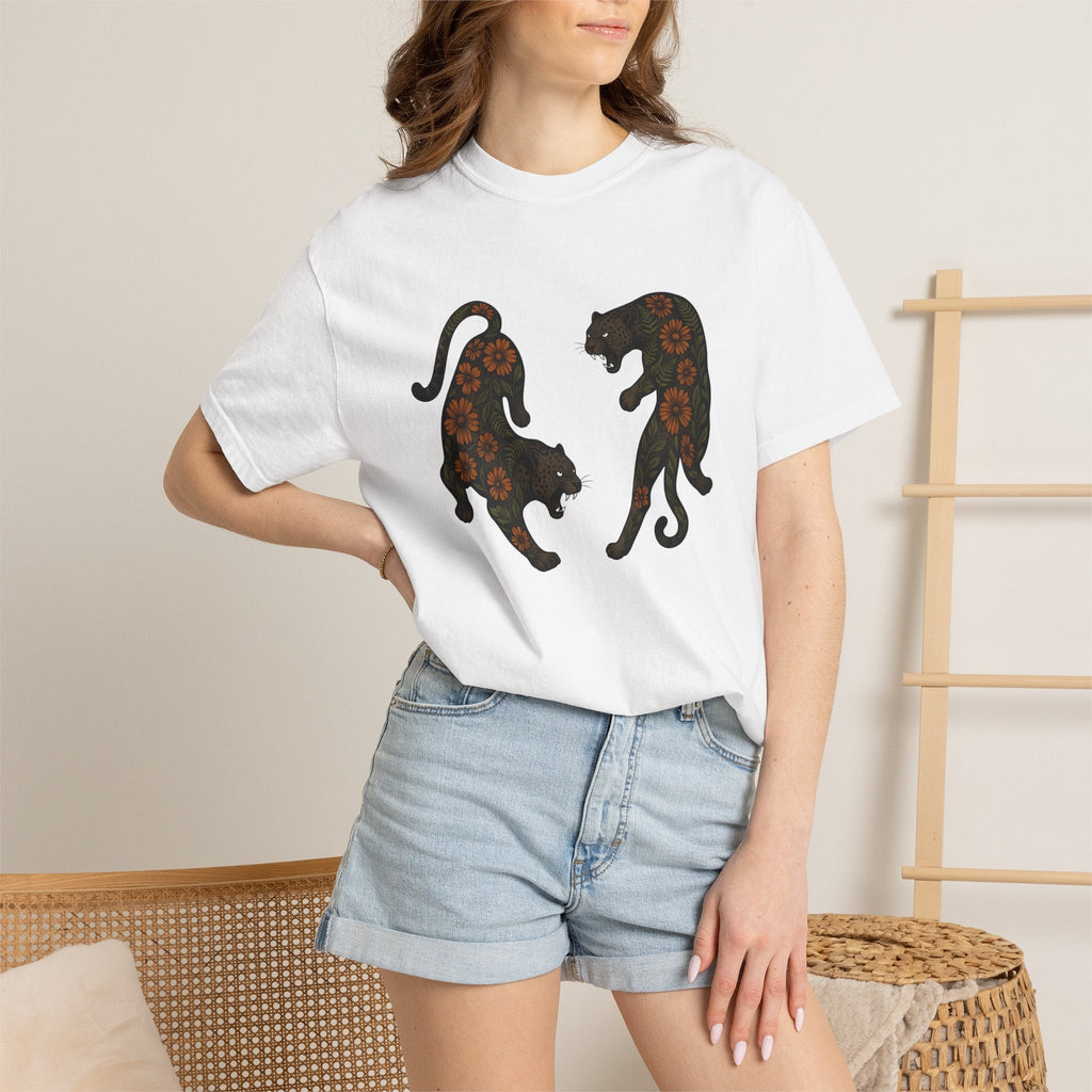 Blossom Panther Shirt Cat Flower Unisex Gift Neo product image 6