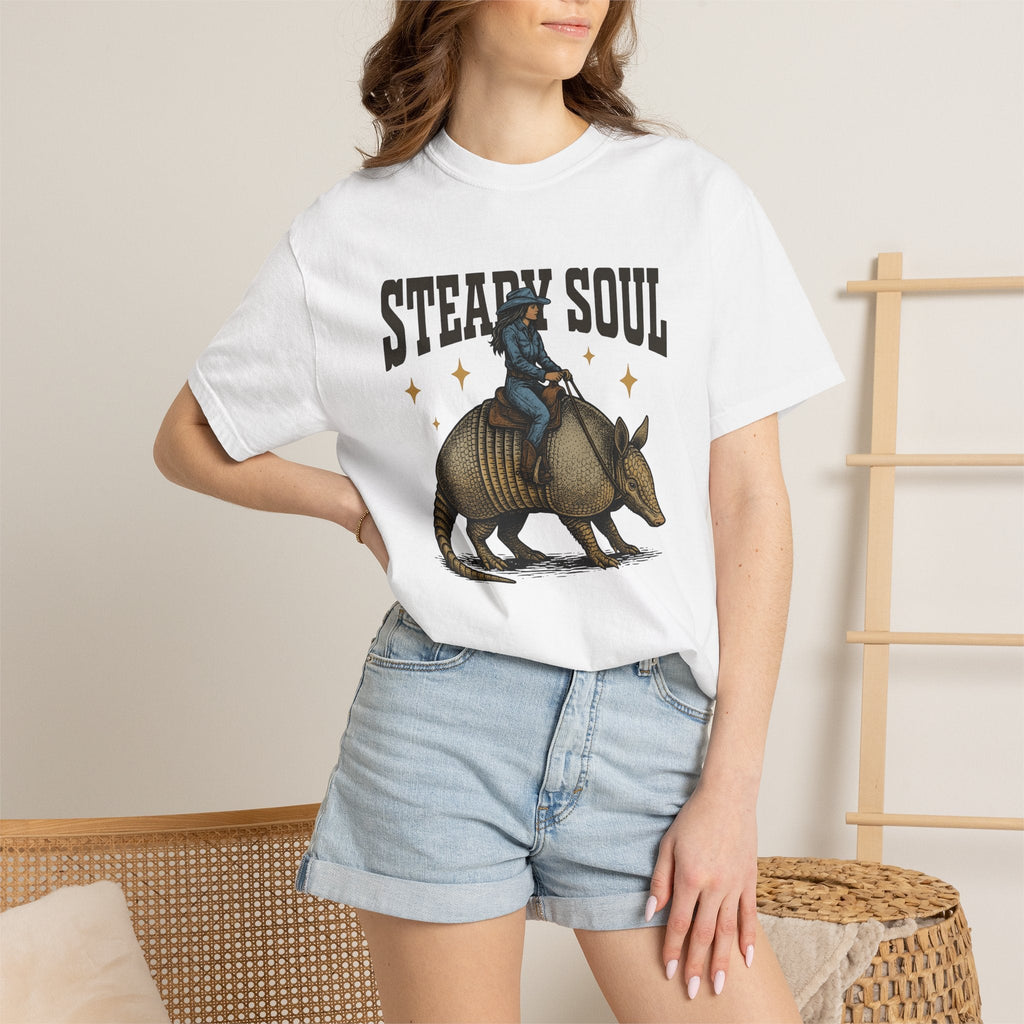 Cowgirl Armadillo Shirt Western Animal Gift for Women product image 6