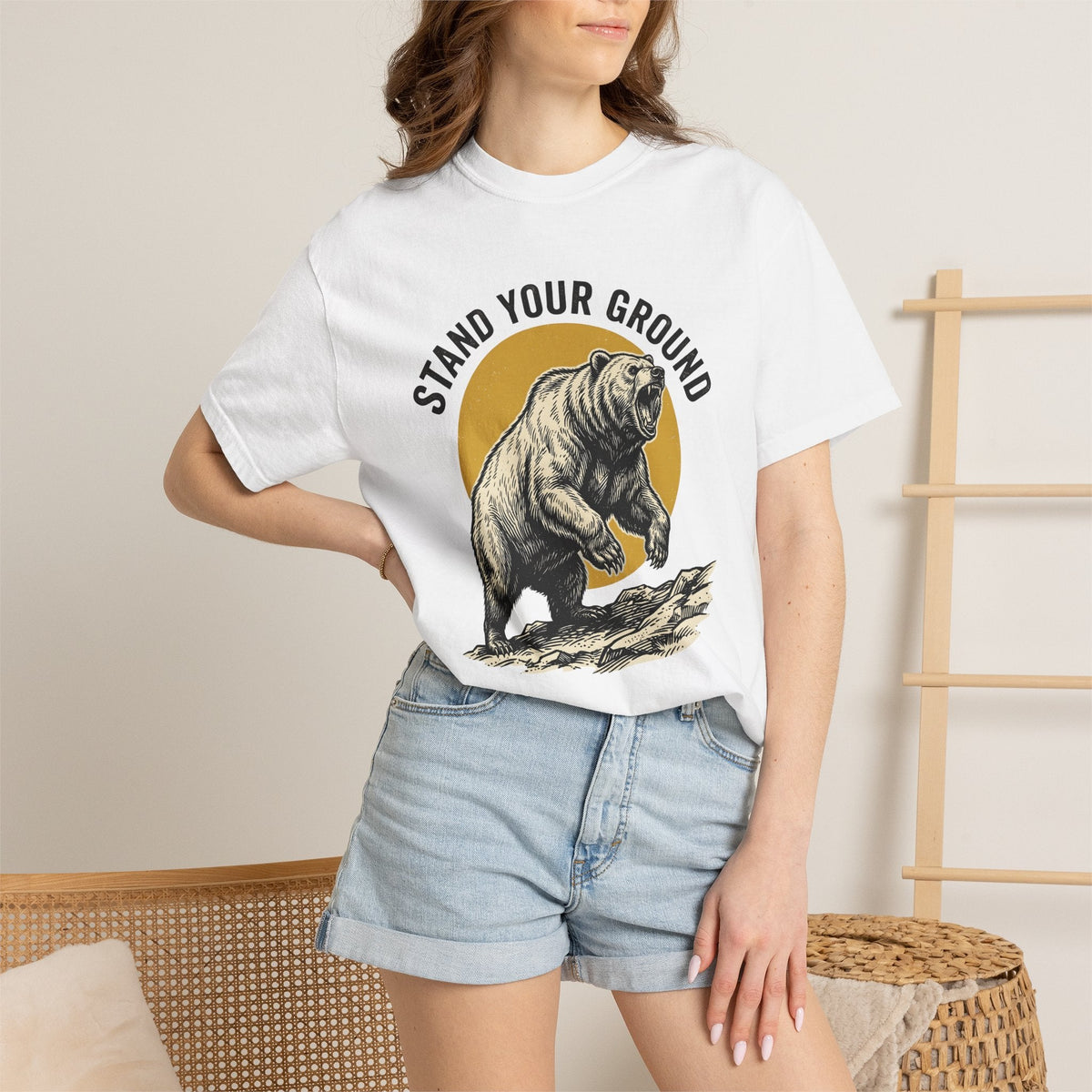 Bear Shirt Forest Gift Women Retro Tee Grizzly T-Shirt Fan product image 6