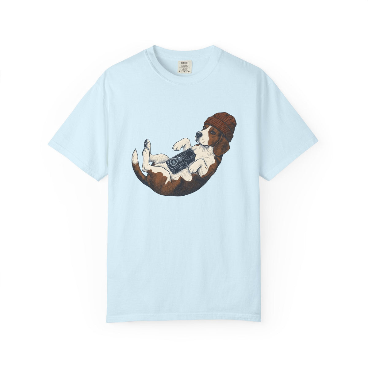 Beagle Puppy Shirt Dog Camera Gear Gift Women Sketch Tee product image 2