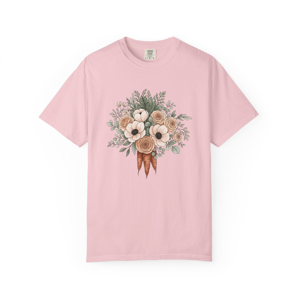 Carrot Flower Bouquet Shirt Easter Unisex Gift Painting Tee product image 3