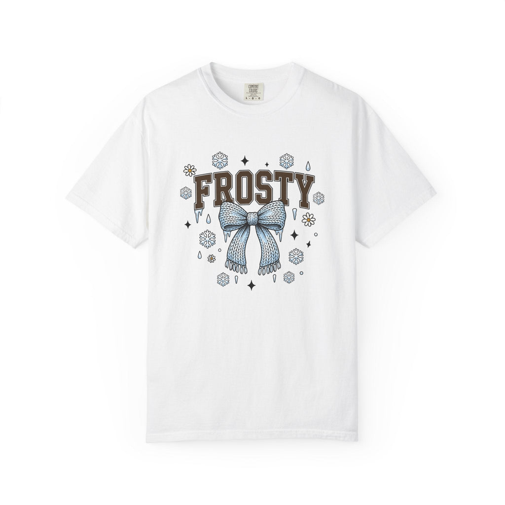 Wool Bow Shirt Winter Yuletide Unisex Gift Doodle Tee product image 1