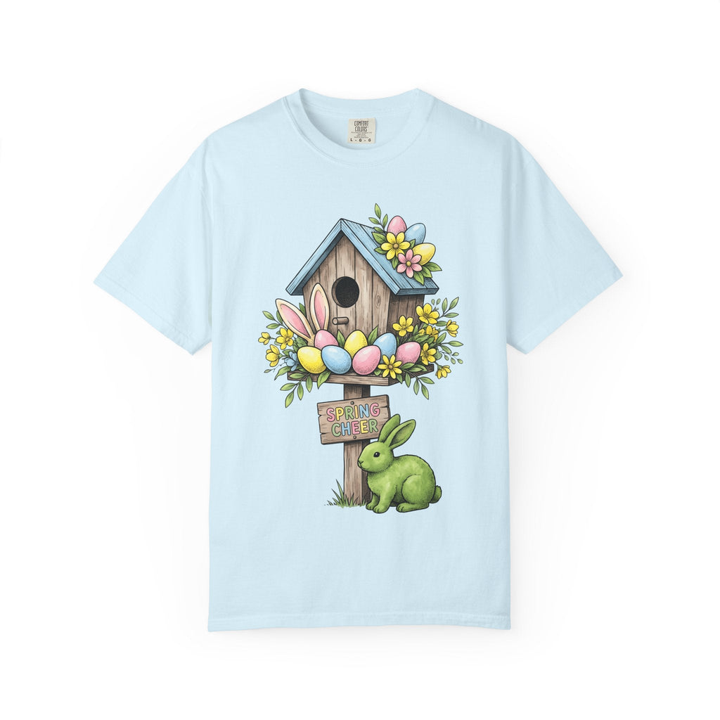 Bunny Bird Home Shirt Easter Outdoor Unisex Gift Line Art product image 2
