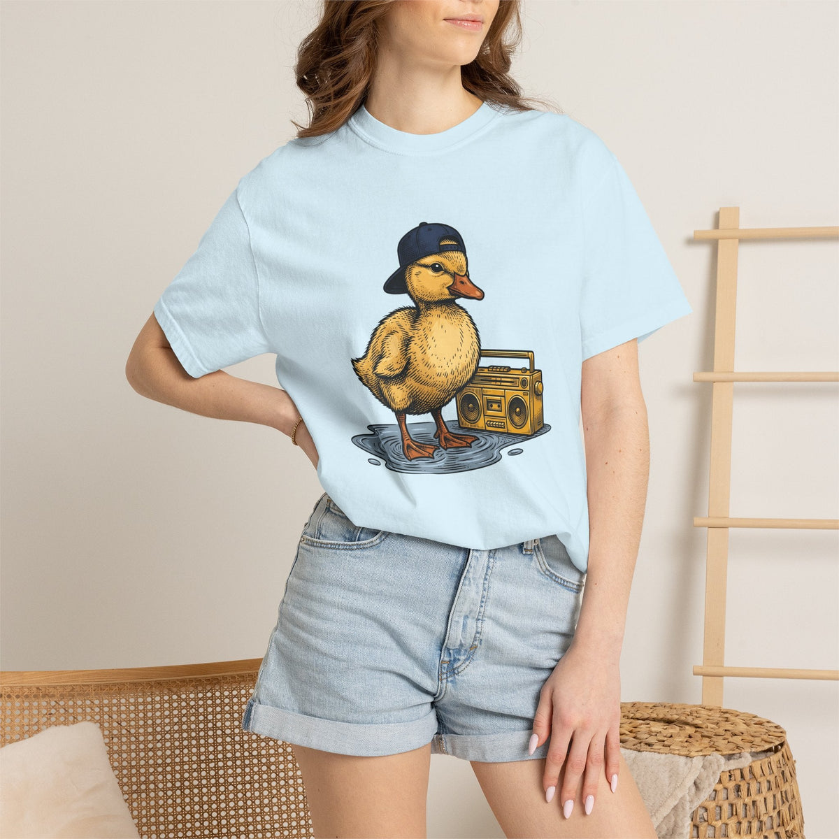 Duck Graphic Shirt Easter Animal Unisex Gift Vintage Tee product image 9
