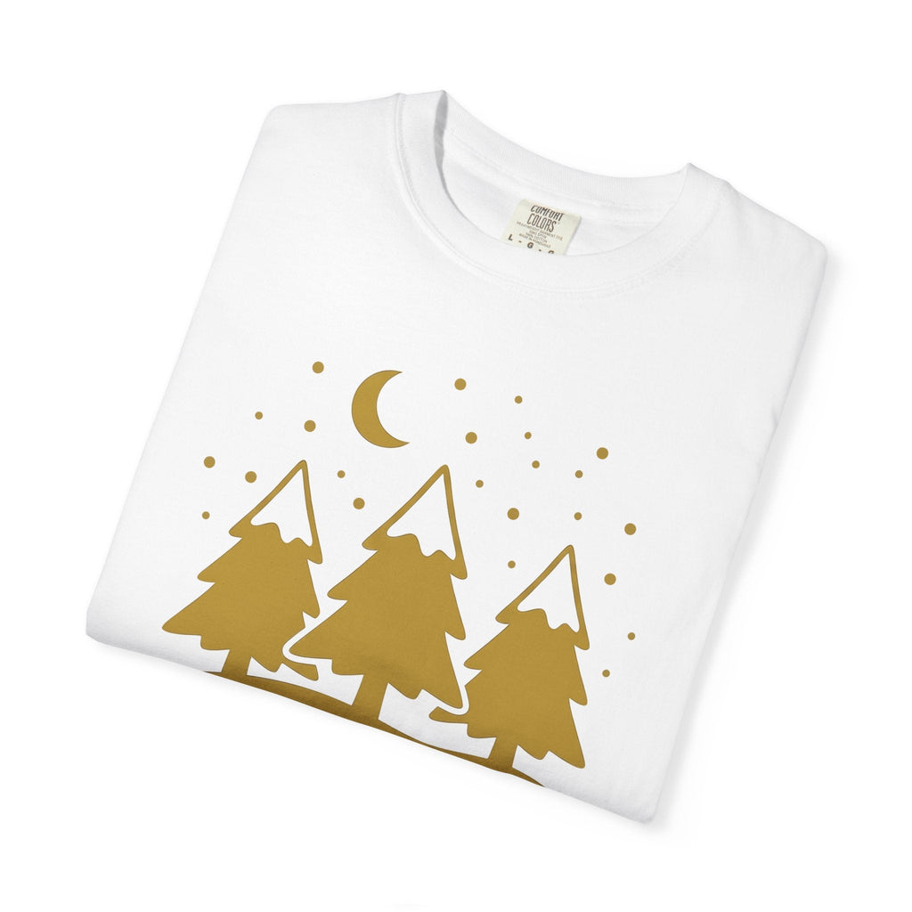 Fir Forest Shirt Christmas Cold Unisex Gift Basic Tee Pine product image 5