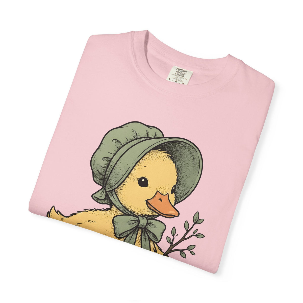 Baby Duck Bonnet Shirt Easter Bloom Unisex Gift Antique Tee product image 11