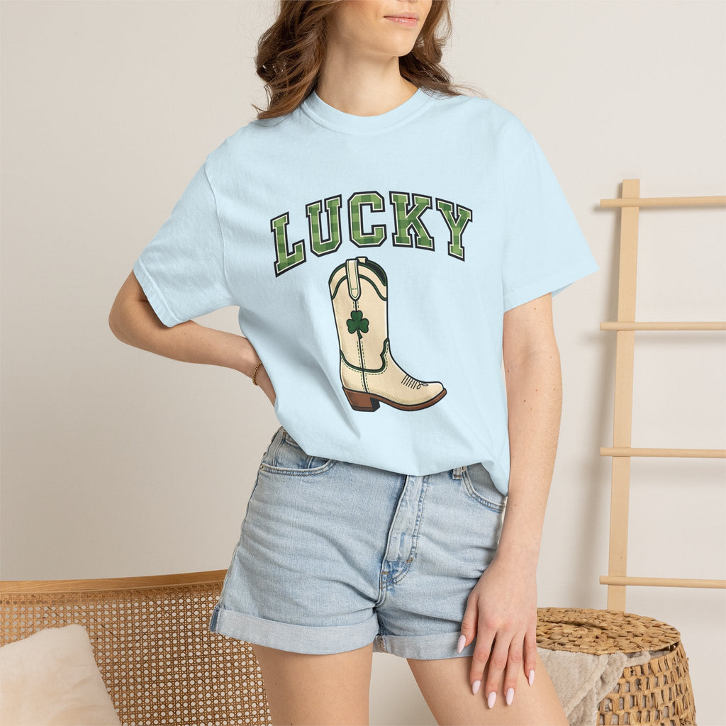 Cowboy Boot Shirt St Patrick's Day Western Unisex Gift Bold product image 9
