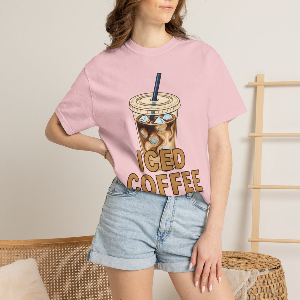 Cold Coffee Cup Shirt Coffee Gourmet Unisex Gift Comic Tee Coffee Mug T-Shirt