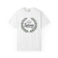 Flower Circle Shirt Spring Garden Unisex Gift Rustic Tee product image 1