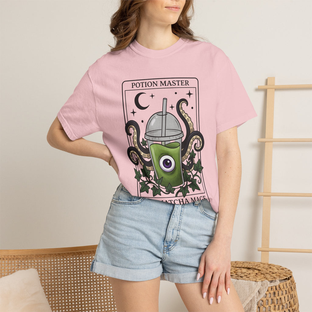 Matcha Drink Monster Shirt Boho Chic Occult Gift Women product image 12