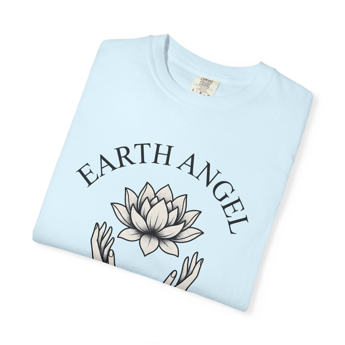 Lotus Hands Shirt Boho Chic Yoga Gift Women Minimalist Tee product image 8