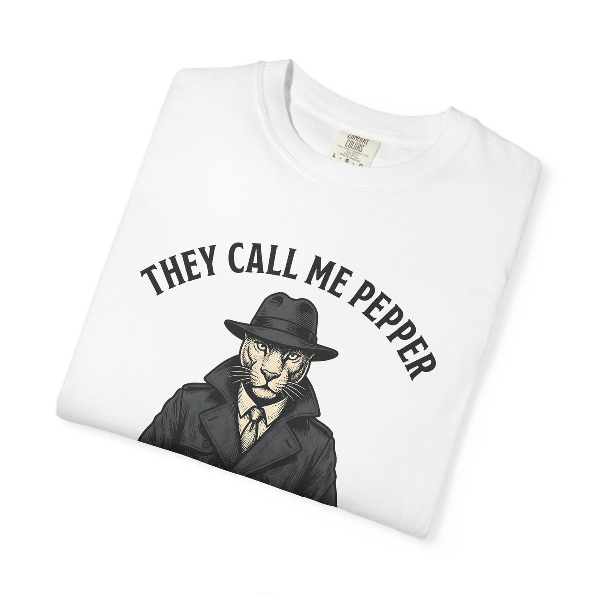 Cat Detective Shirt Animals Humor Unisex Gift Vintage Tee product image 5