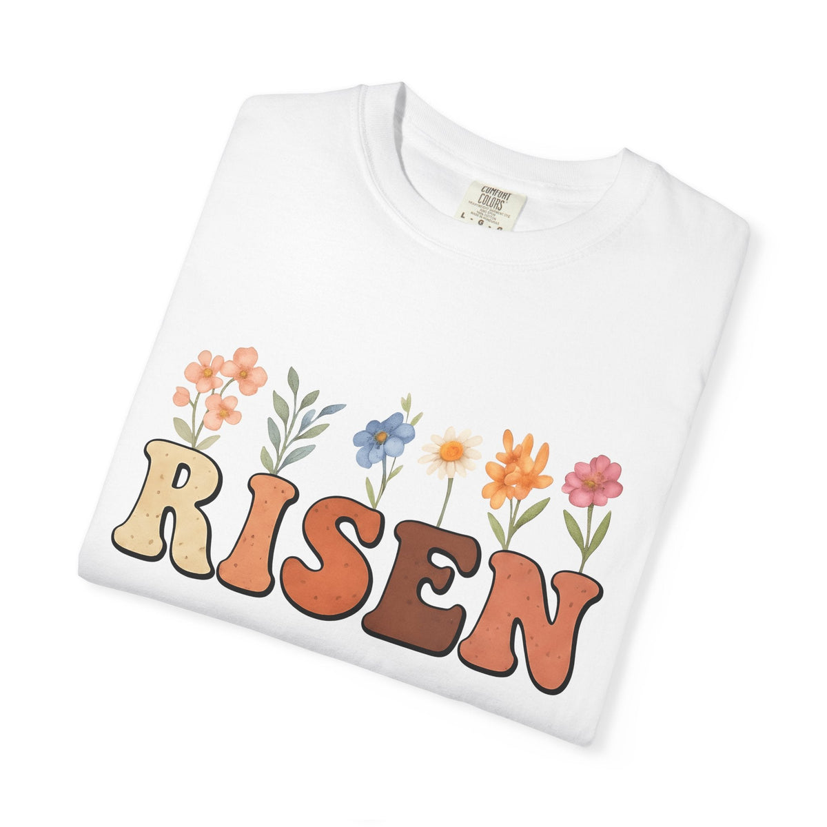 Floral Design Shirt Easter Belief Unisex Gift Painting Tee product image 5