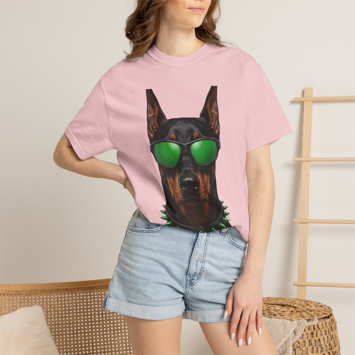 Doberman Pup Shirt St Patrick's Day Canine Fan Unisex Gift product image 12