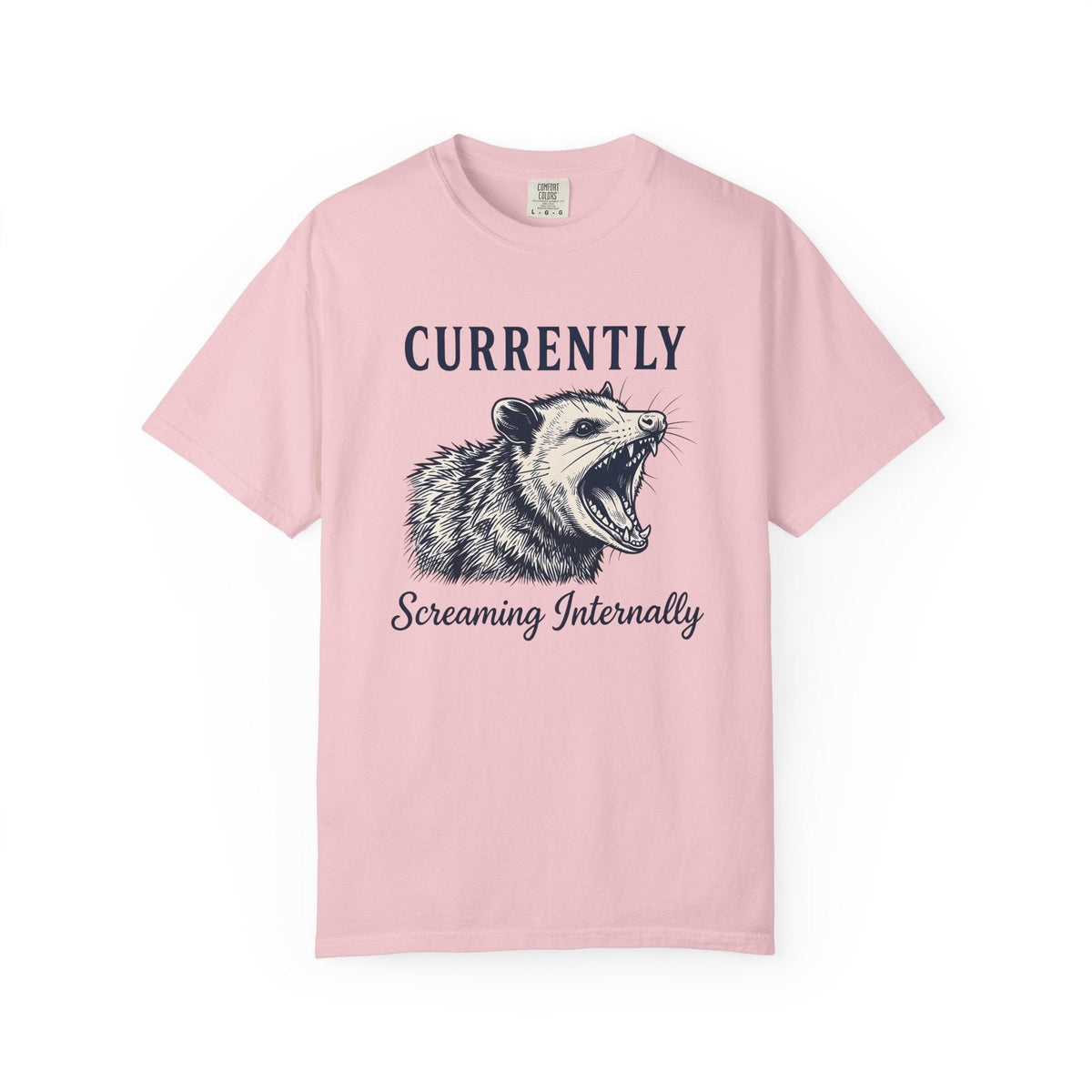 Opossum Illustration Shirt Funny Wildlife Unisex Gift Retro product image 3