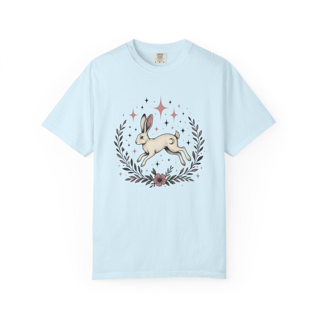 Hare Drawing Shirt Cute Pets Unisex Gift Folk Art Tee product image 2