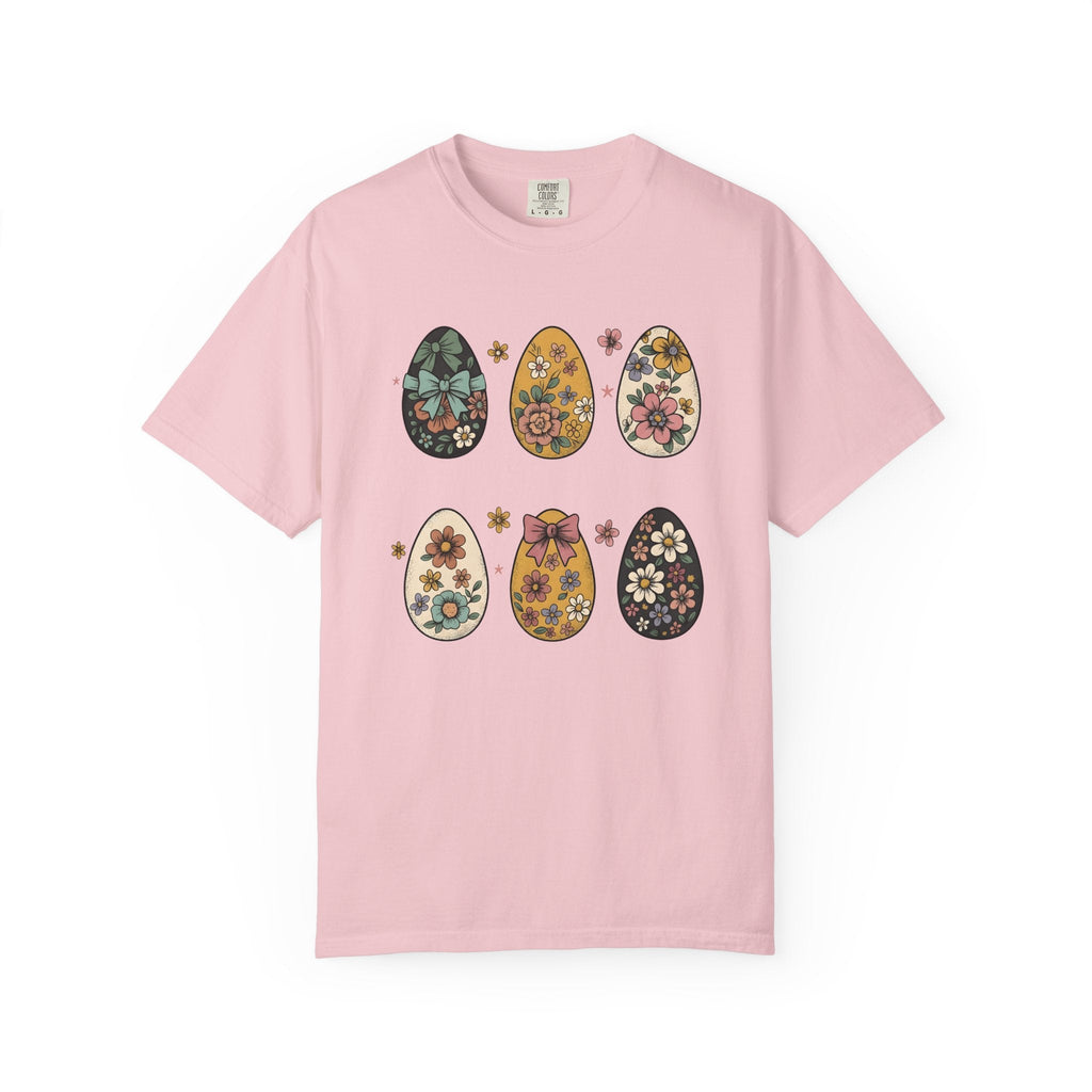Flower Eggs Shirt Easter Garden Unisex Gift Hippie Tee Egg product image 3