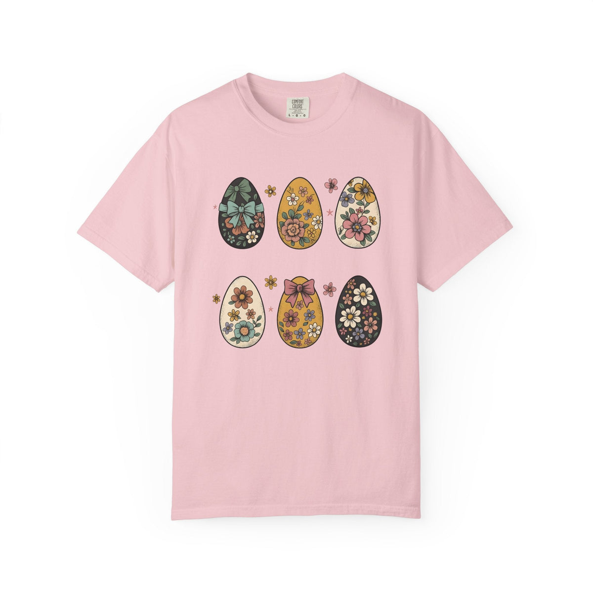 Flower Eggs Shirt Easter Garden Unisex Gift Hippie Tee Egg product image 3