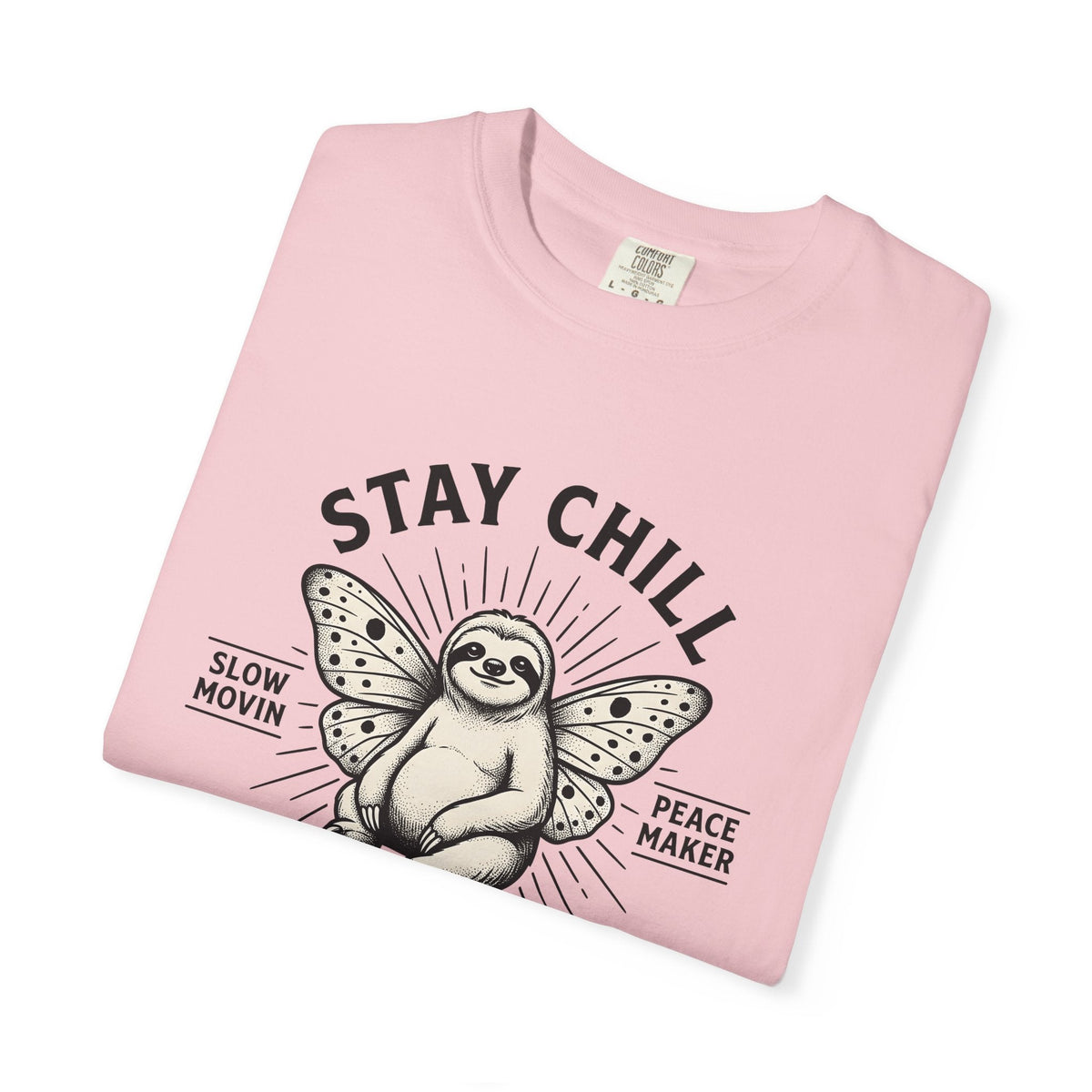 Sloth Flutter Shirt Fauna Gift Women Cartoon Tee T-Shirt product image 11