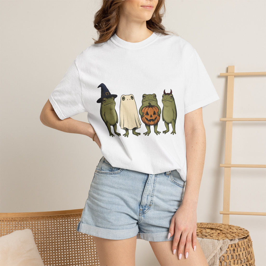 Frog Costumes Shirt Halloween Animal Unisex Gift Cartoon product image 7