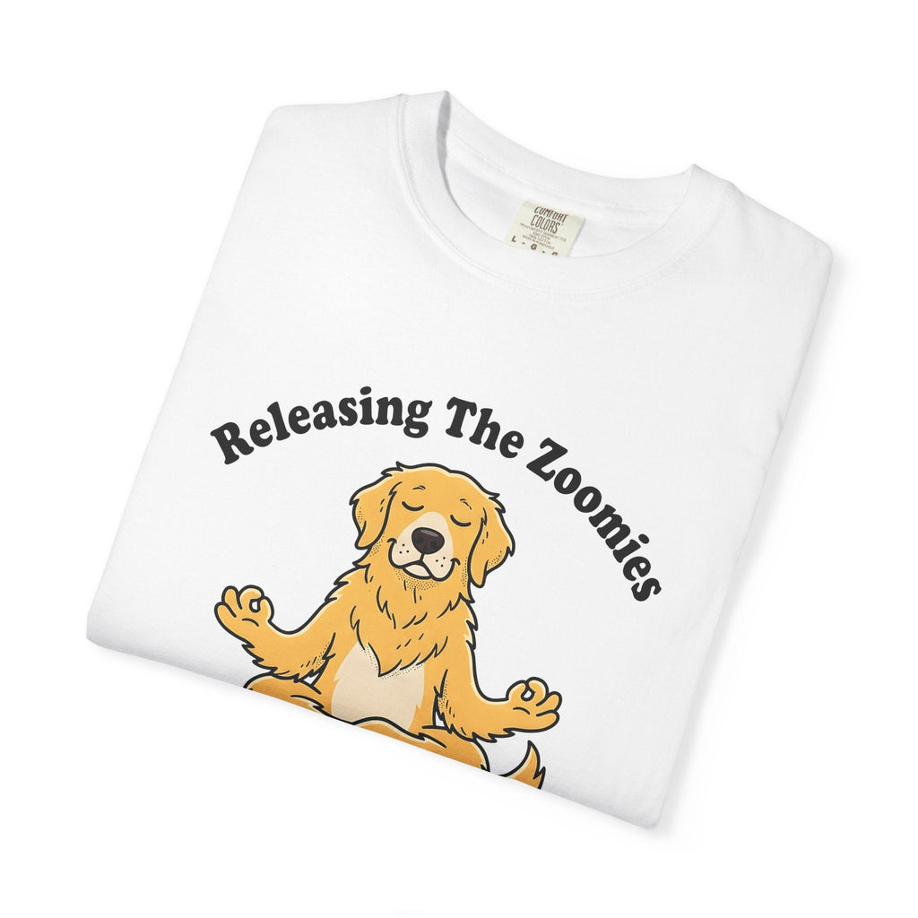 Zen Dog Shirt Yoga Fitness Unisex Gift Illustration Tee product image 5