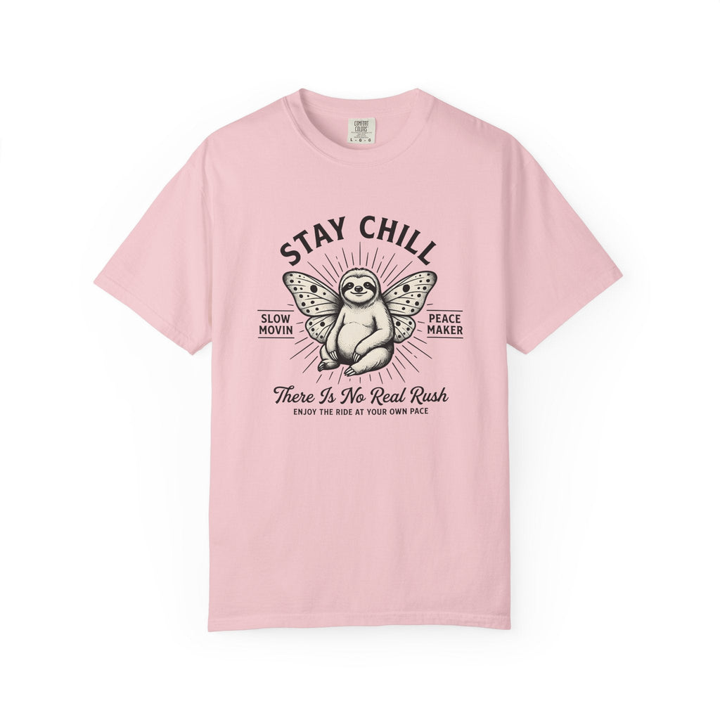Sloth Flutter Shirt Fauna Gift Women Cartoon Tee T-Shirt product image 3