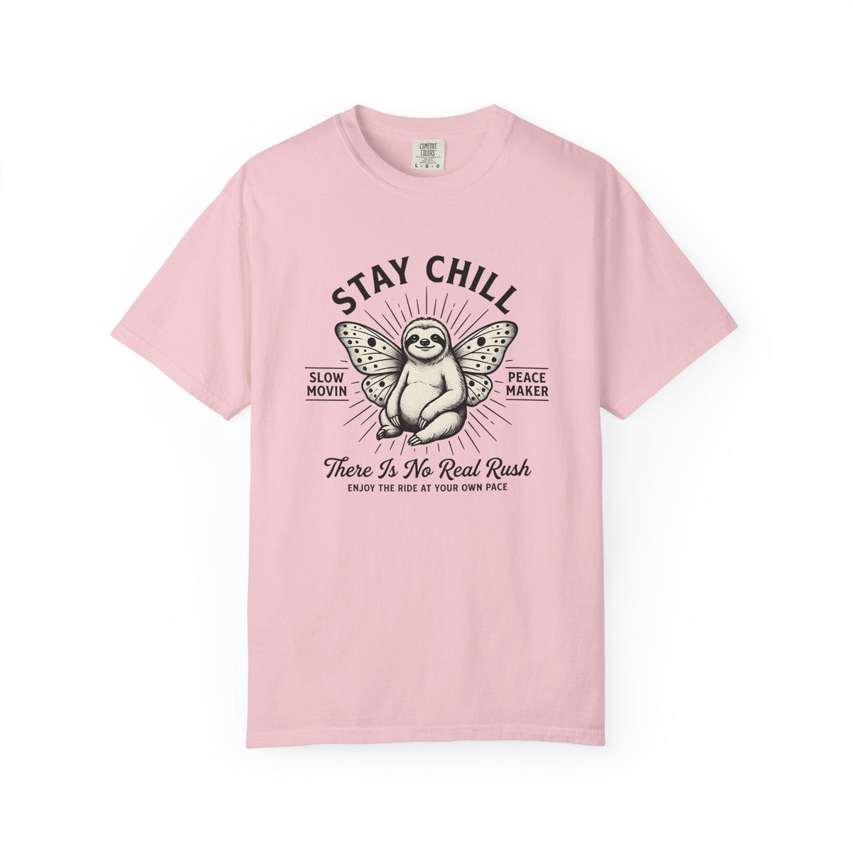 Sloth Flutter Shirt Fauna Gift Women Cartoon Tee T-Shirt product image 3