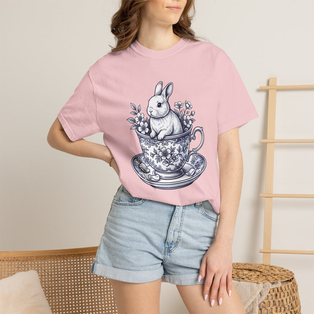 Rabbit Cup Shirt Easter Wildlife Unisex Gift Retro Tee Mug T-Shirt Easter Fan