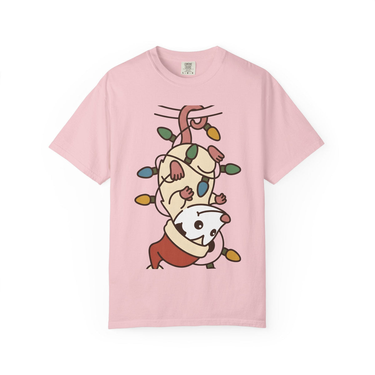 Opossum Santa Hat Shirt Christmas Pet Unisex Gift Comic Tee Possum T-Shirt Xmas