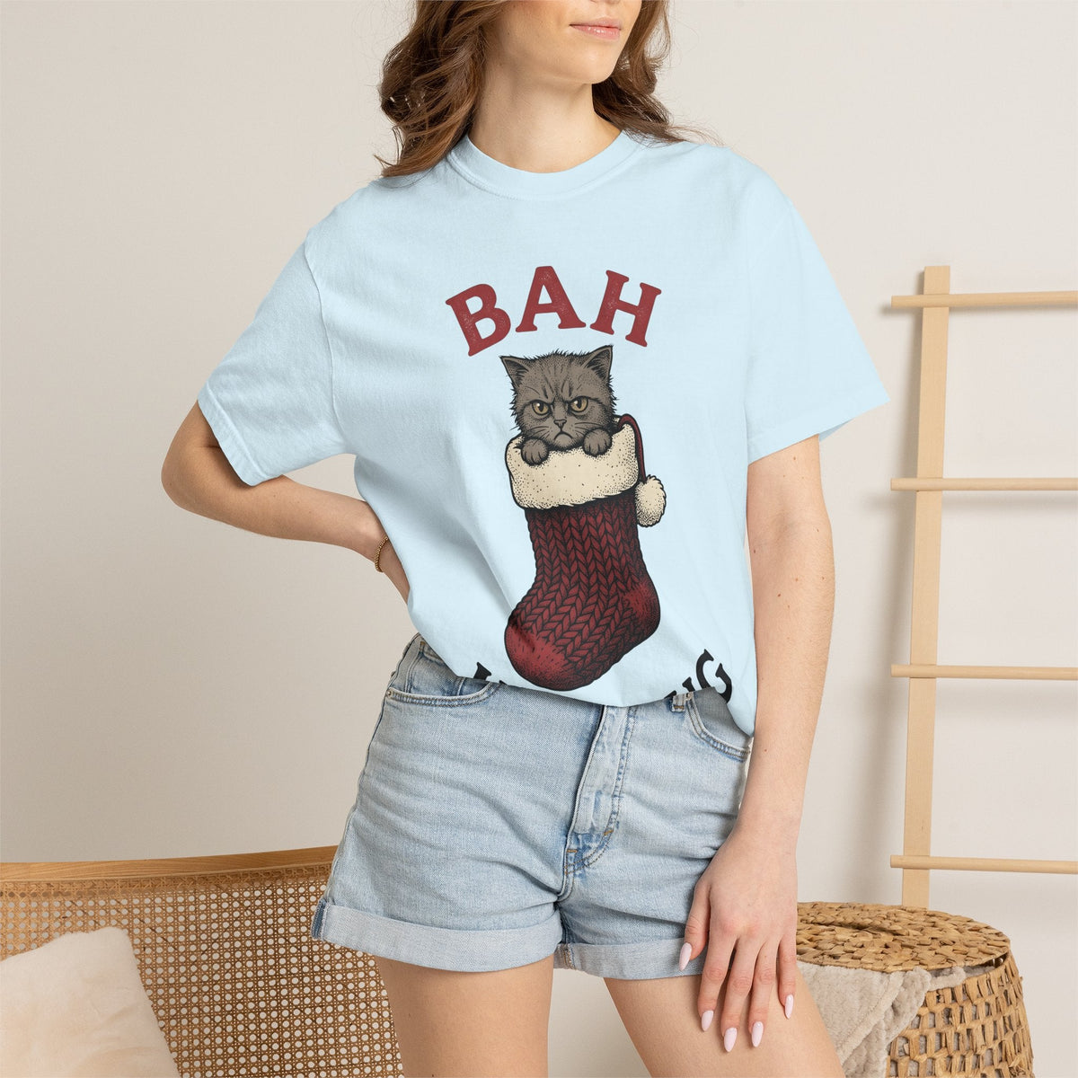 Angry Cat Sock Shirt Cat Festive Unisex Gift Retro Tee Furry Sock T-Shirt Cat