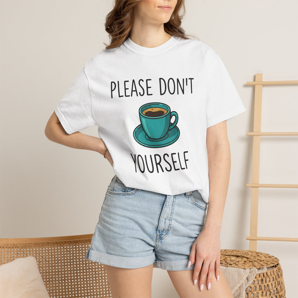 Coffee Cup Shirt Coffee Fun Unisex Gift Kawaii Tee Mug T-Shirt Coffee Fan Cute
