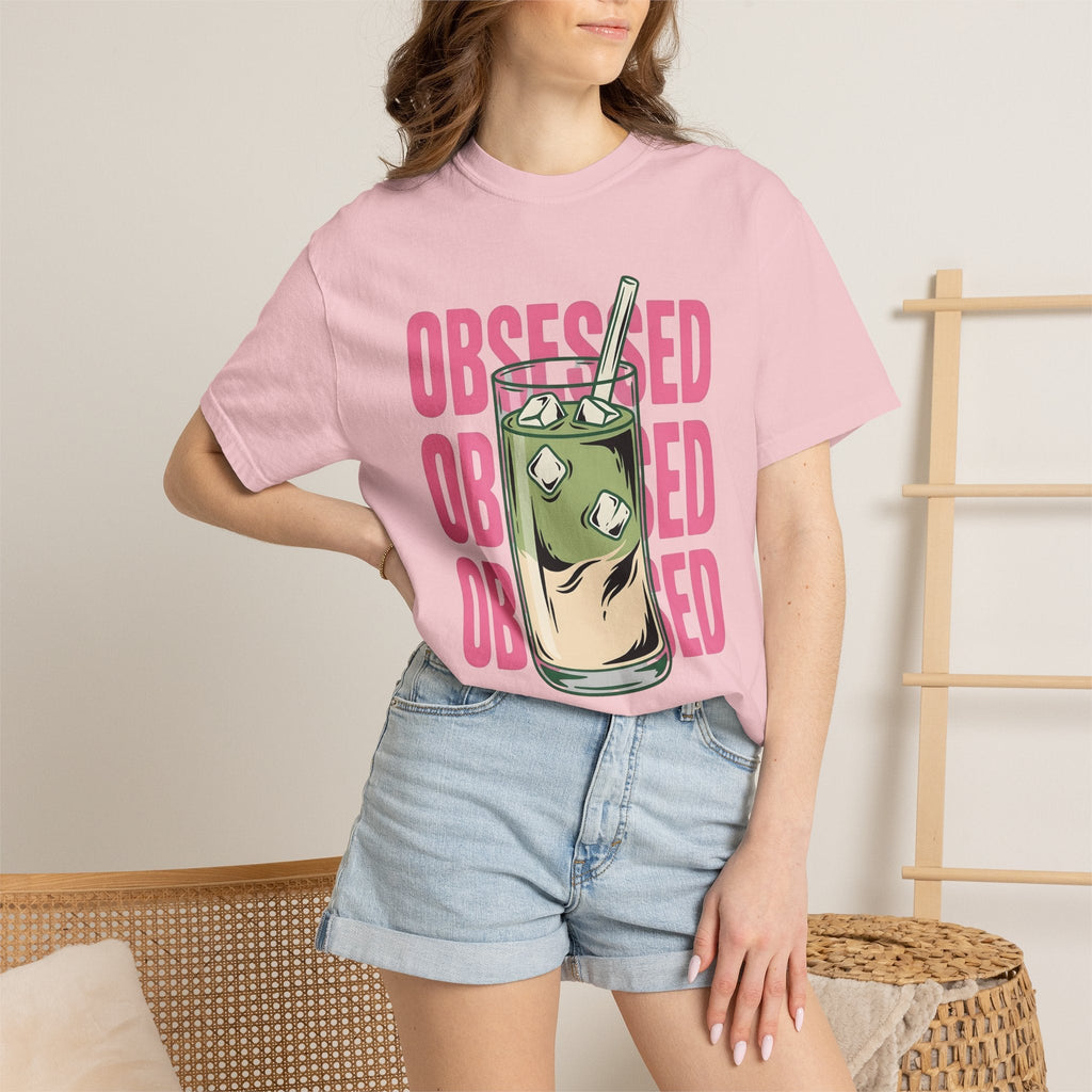 Iced Matcha Latte Shirt Drinks Foodie Gift Women Pop Art product image 12