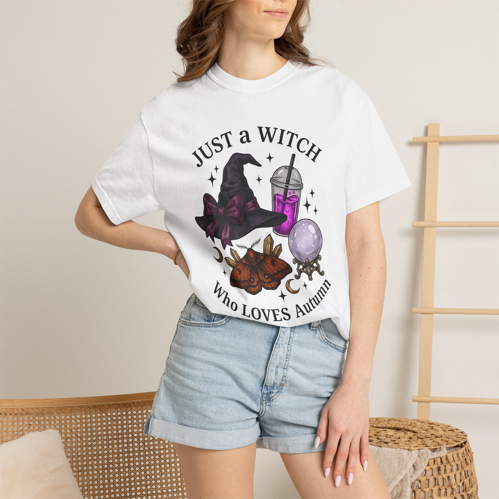 Wizard Hat Shirt Autumn Fall Unisex Gift Spooky Tee Sorcerer Hat T-Shirt