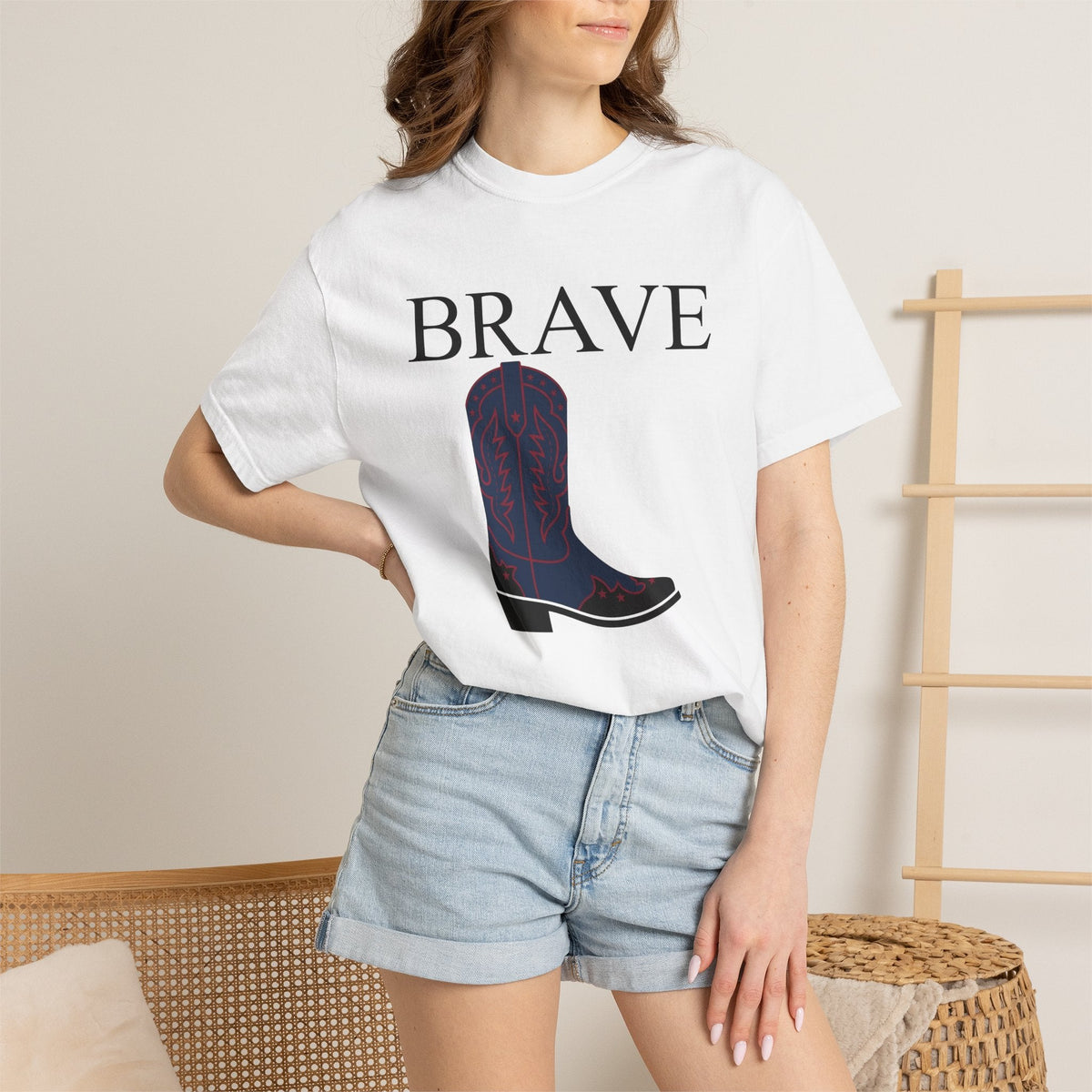 Western Boot Shirt America Cowboy Unisex Gift Graphic Tee product image 6