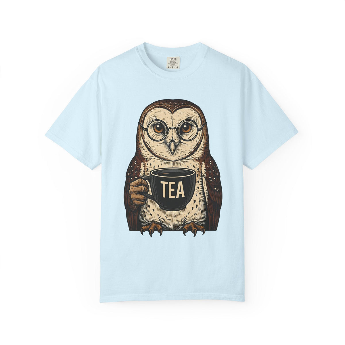 Owl Tea Cup Shirt Tea Animal Unisex Gift Vintage Tee Teacup T-Shirt Tea Fan