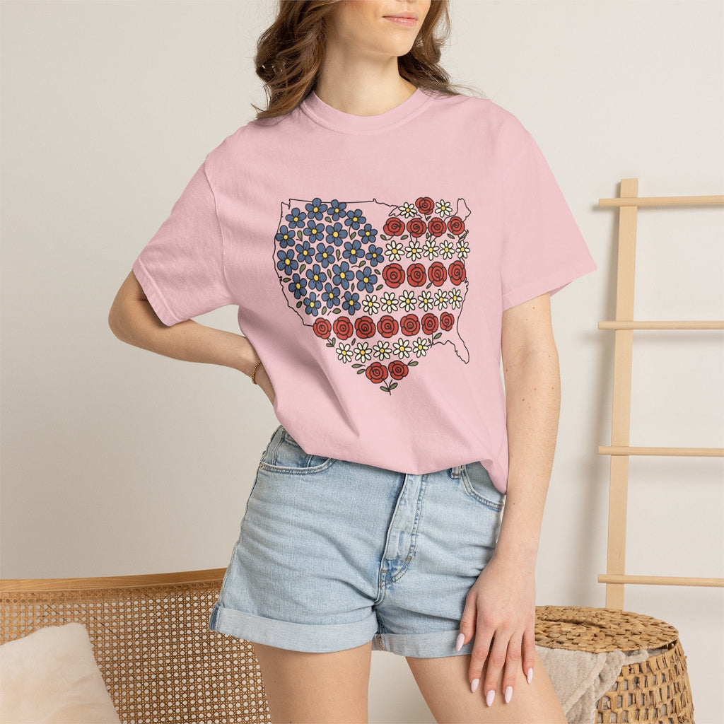 United States Floral Shirt 4th Of July Freedom Unisex Gift product image 12
