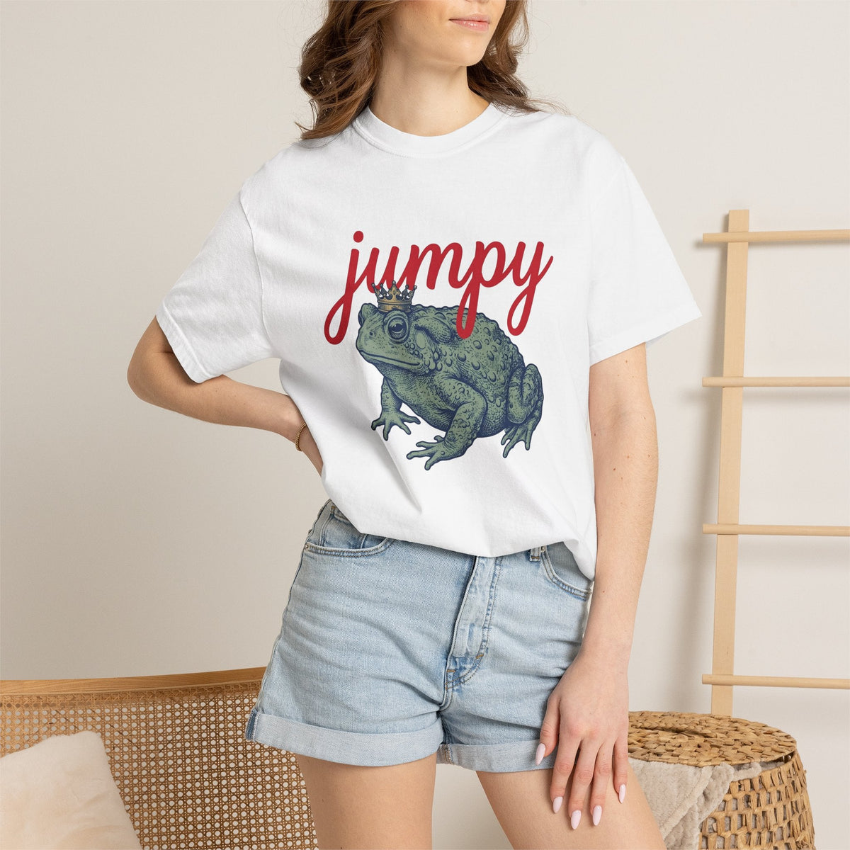 Frog Crown Shirt Animal Unisex Gift Vintage Tee Toad product image 6