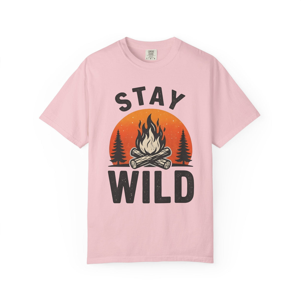 Campfire Graphic Shirt Camping Nature Unisex Gift Vintage product image 3