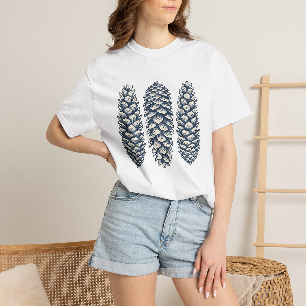 Pine Cones Shirt Nature Camping Unisex Gift Floral Tee product image 6