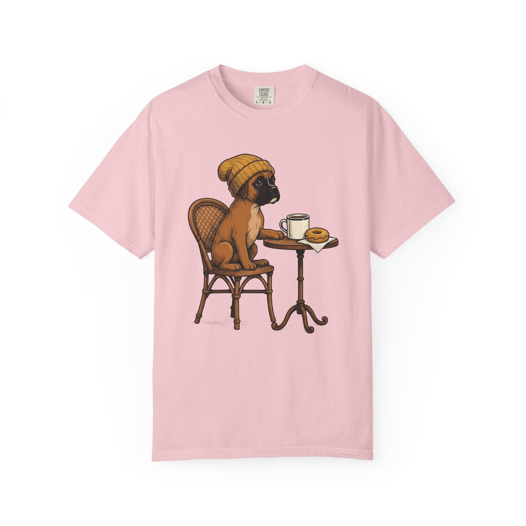 Boxer Dog Shirt Latte Unisex Gift Hand Drawn Tee Bulldog product image 3