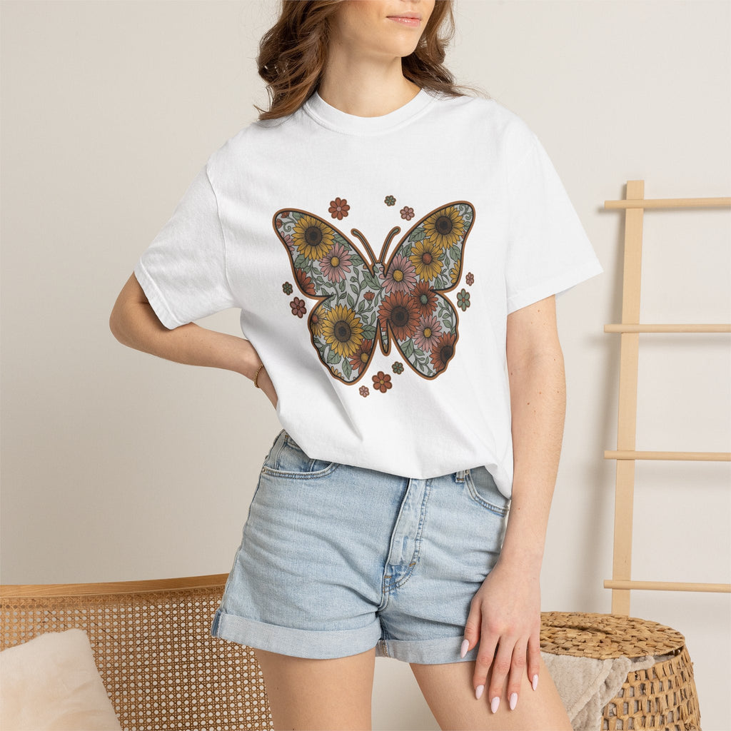 Butterfly Bloom Shirt Easter Garden Unisex Gift Tribal Tee product image 6