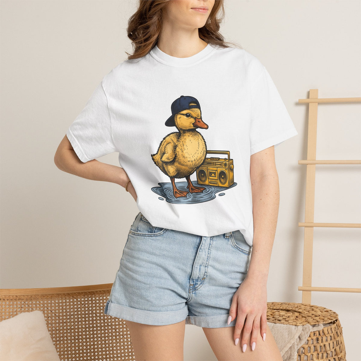 Duck Graphic Shirt Easter Animal Unisex Gift Vintage Tee product image 6