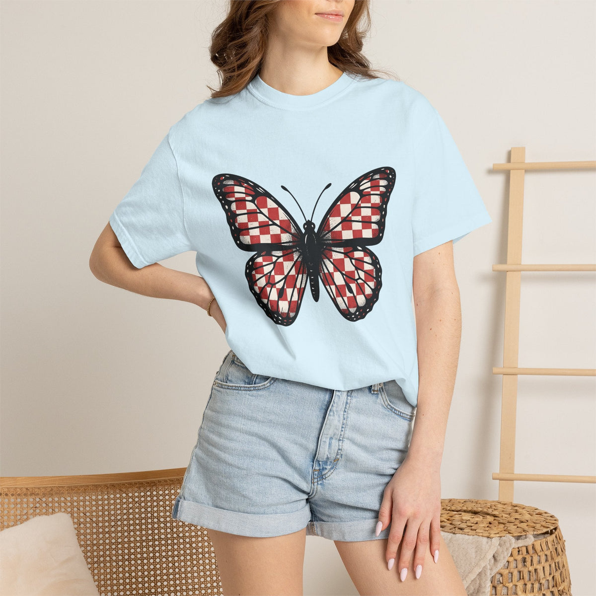 Butterfly Graphic Shirt Mom Nature Gift for Women Farmhouse product image 9