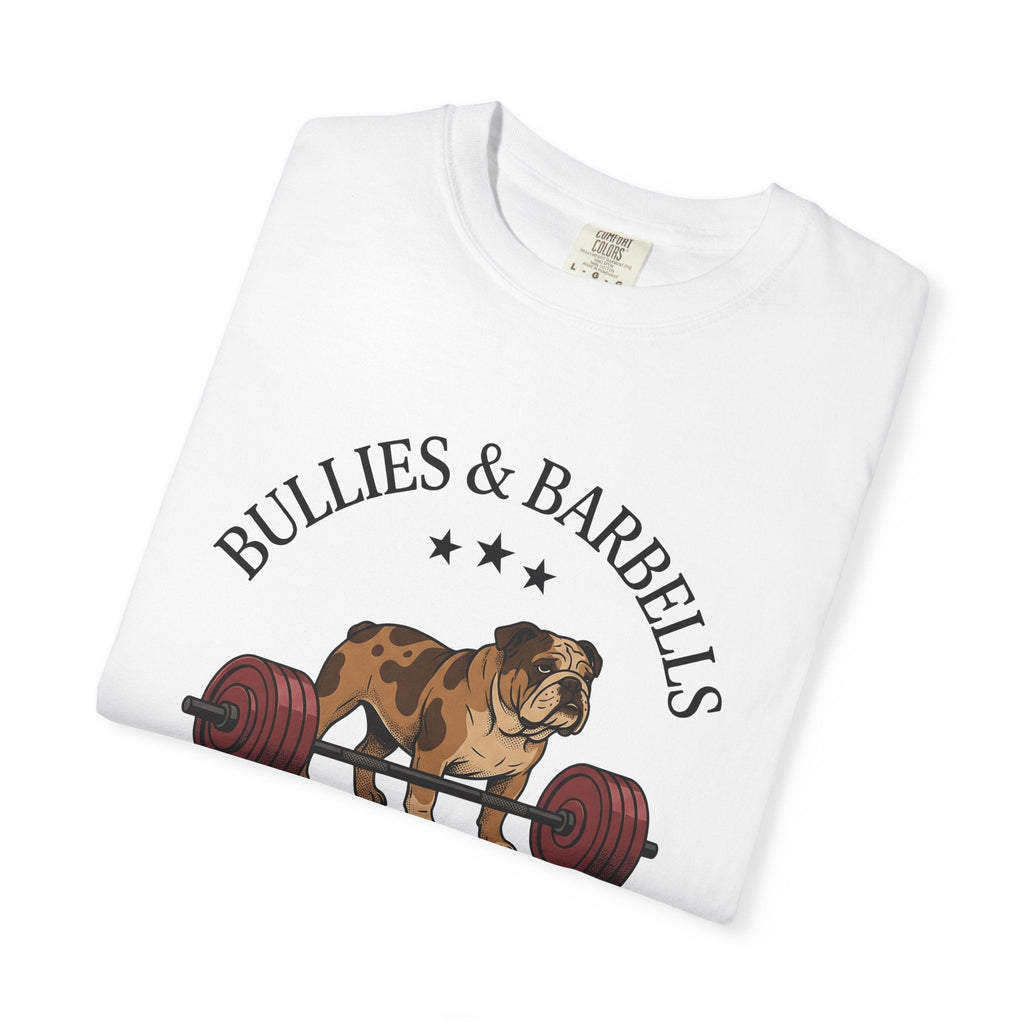 Bulldog Barbell Shirt Sports Fitness Unisex Gift Cartoon product image 5