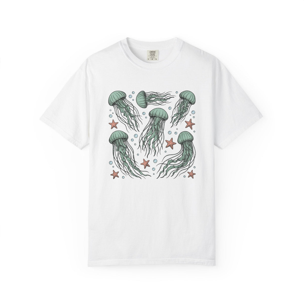 Jellyfish Motif Shirt Ocean Environment Unisex Gift Cartoon product image 1