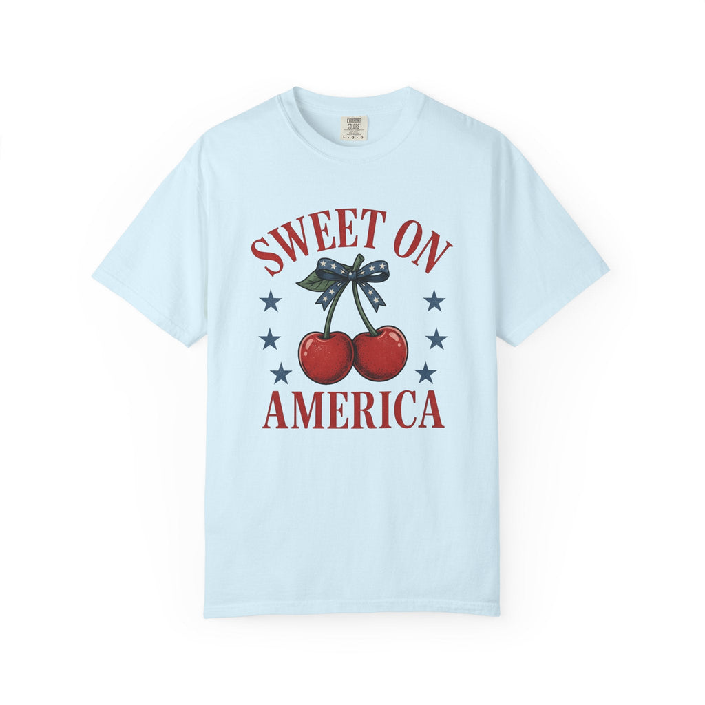 Cherry Pair Shirt America Fruit Gift Women Vintage Tee product image 2