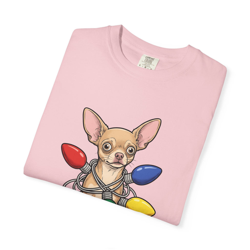 Chihuahua Christmas Lights Cute T-Shirt – Holiday Dog Lover product image 11